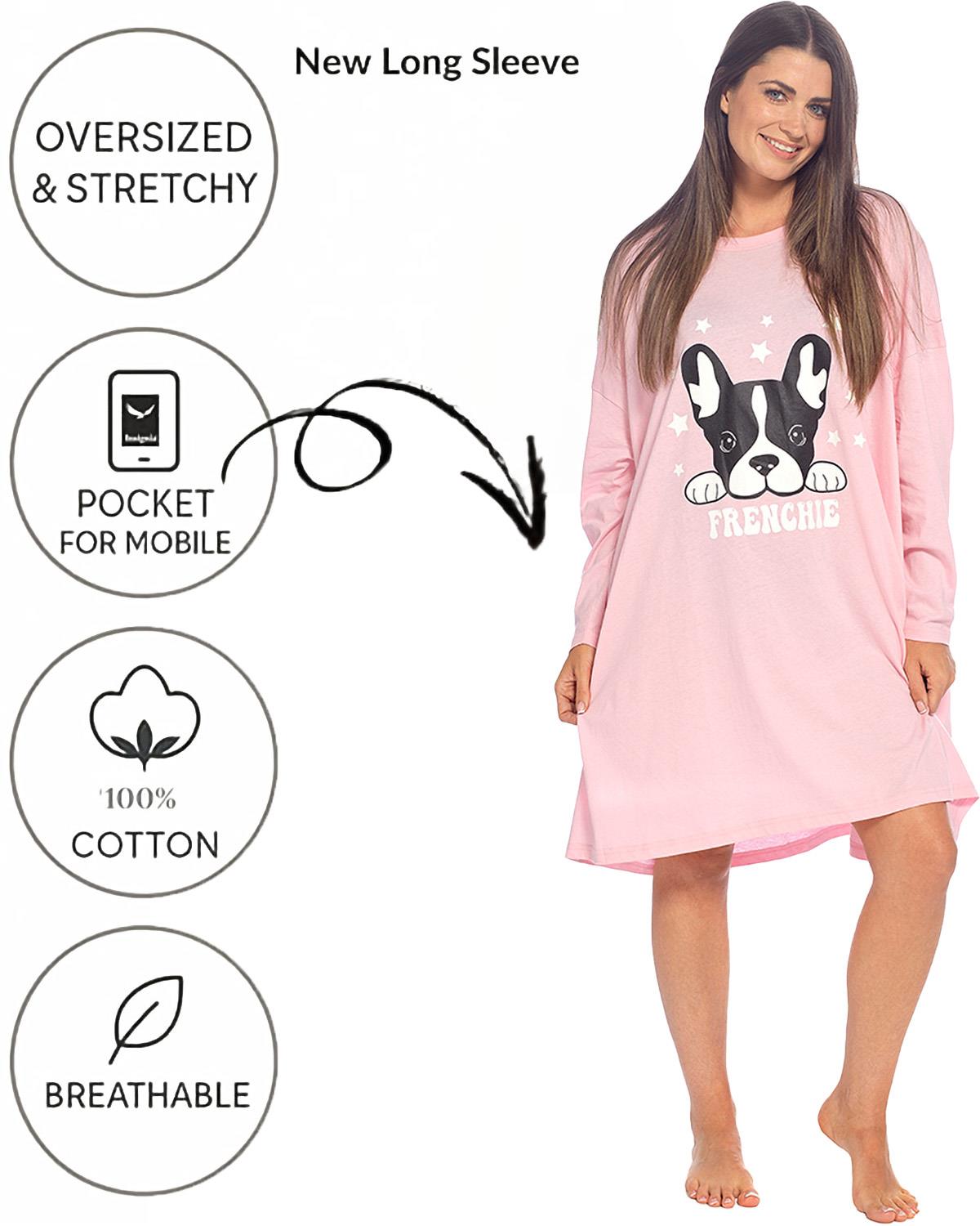Slumber Party Womens Oversized Sleep T-Shirt