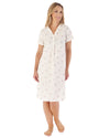 Slenderella Womens 40" Star Print Short Sleeve Nightie