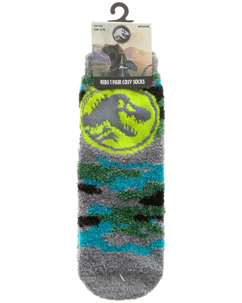 Jurassic World 1 Pair Mens & Boys Cosy Socks
