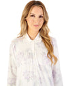 Slenderella Womens Large Floral Interlock 43" Jersey Nightdress