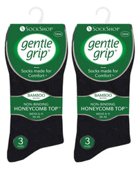 SockShop 6 Pairs Mens Gentle Grip Bamboo Socks