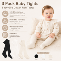 Baby 3 Pack Cotton Rich Tights