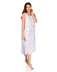 La Marquise Womens 'Watercolours' Sleeveless Nightie