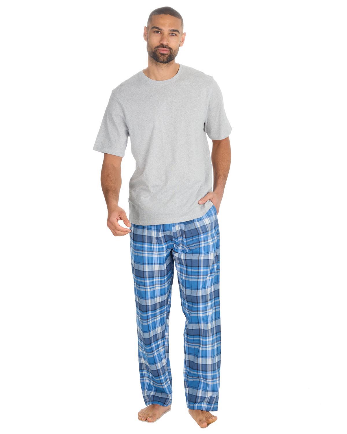 Cargo Bay Mens Short Sleeve Check Pyjamas – Slumber Hut