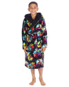 Huggable Kids Hooded Fleece Gaming Dressing Gown