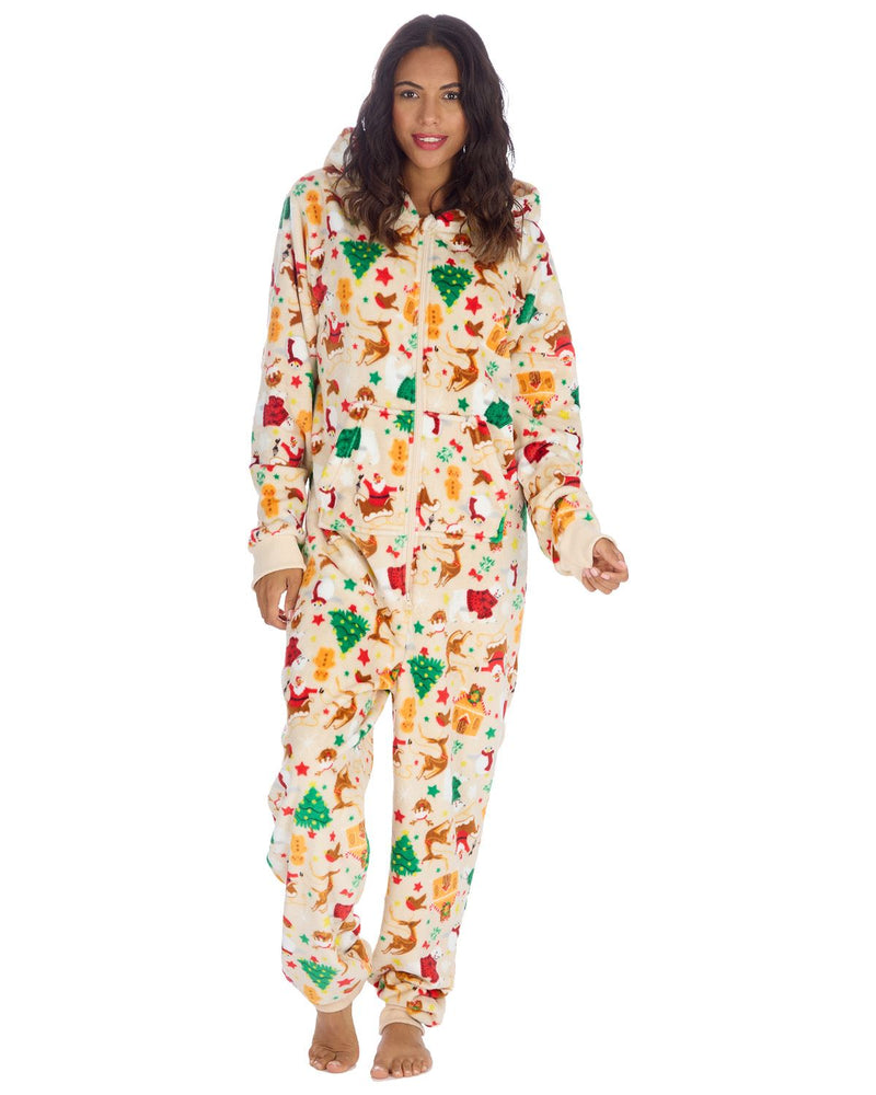 Huggable Matching Family Fleece Christmas Onesies