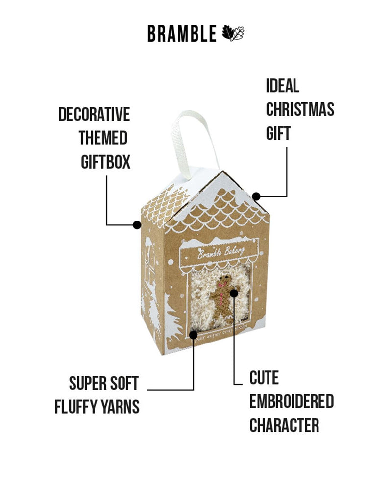Ladies Bramble Fluffy Socks Gift Box