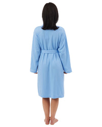 Indigo Sky Womens Waffle Knitted Robe