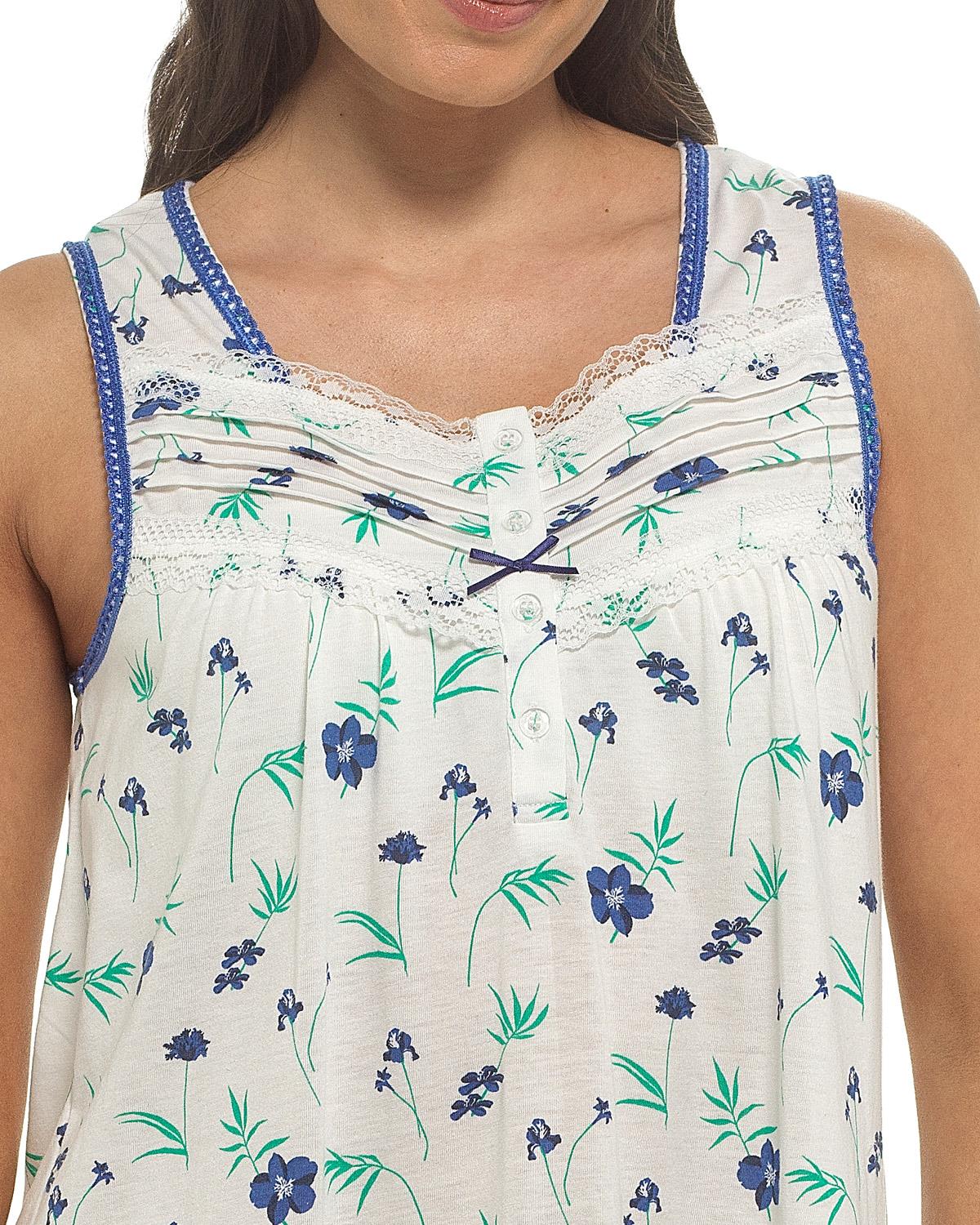 Slumber Hut Womens Sleeveless Floral Nightie