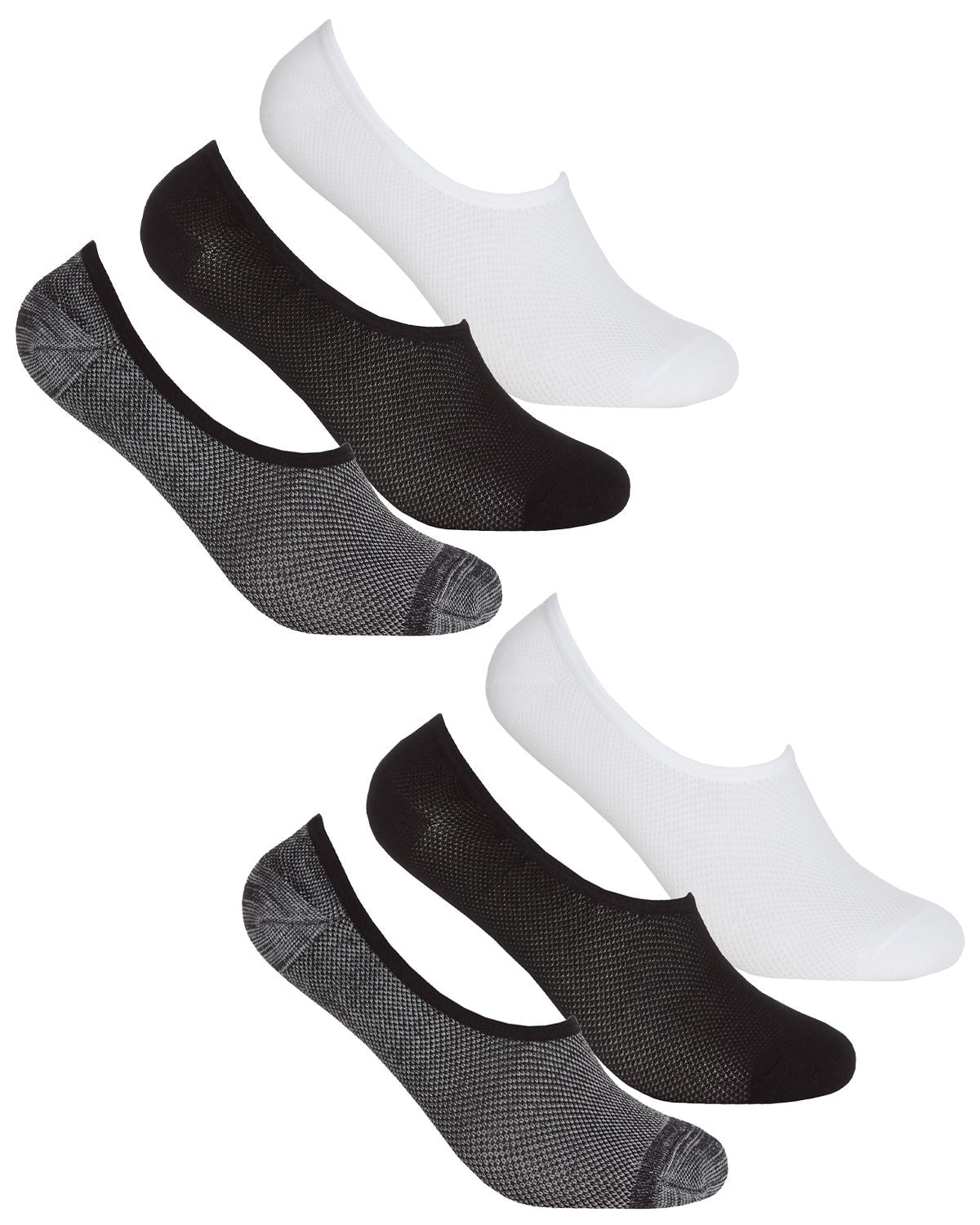 RedTag Womens 6 Pack Invisible Trainer Liner Socks
