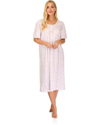 La Marquise Womens 'Vintage Blossoms' Short Sleeve Nightie