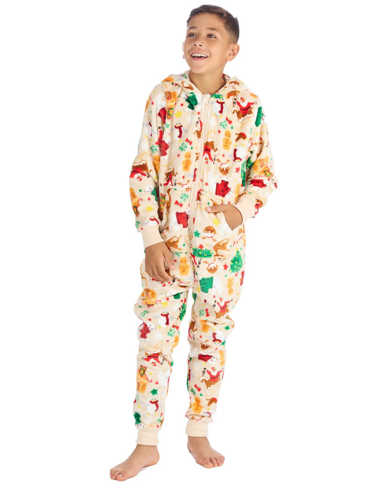 Huggable Matching Family Fleece Christmas Onesies