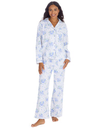 Countess Christie Womens Long Sleeve Floral Cotton Pyjamas