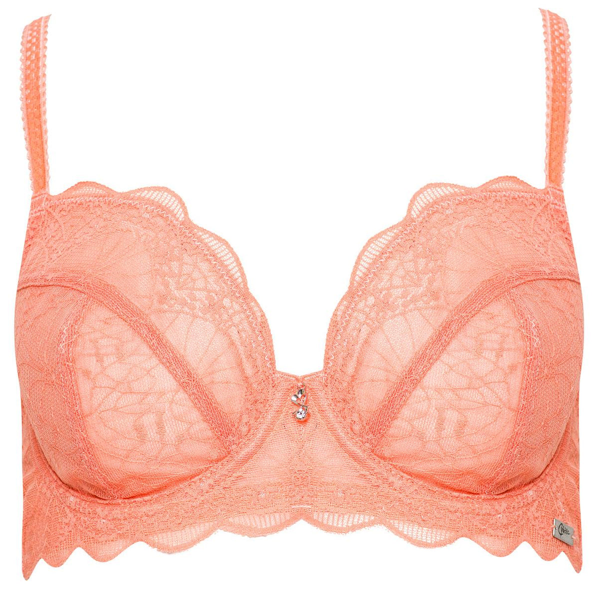 Cybèle Womens Lace Balcony Bra