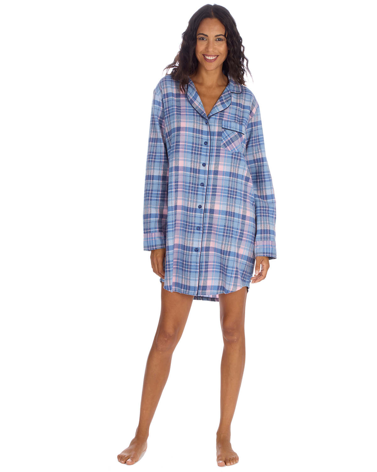 Slumber Party Womens Brushed Cotton Nightshirt