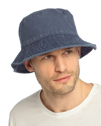 Adults Stonewash Bucket Hat