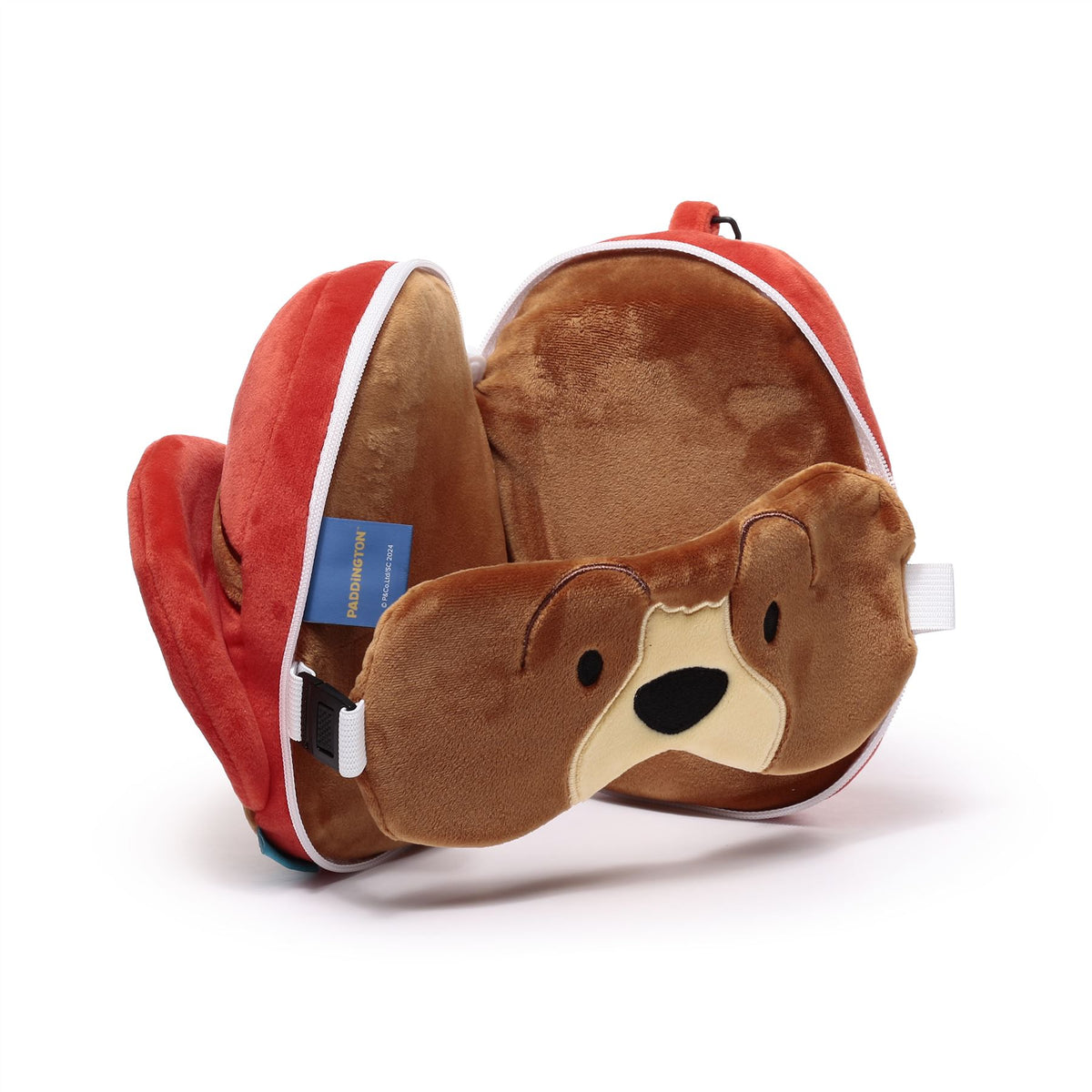 Relaxeazzz Paddington Bear Plush Travel Pillow & Eye Mask