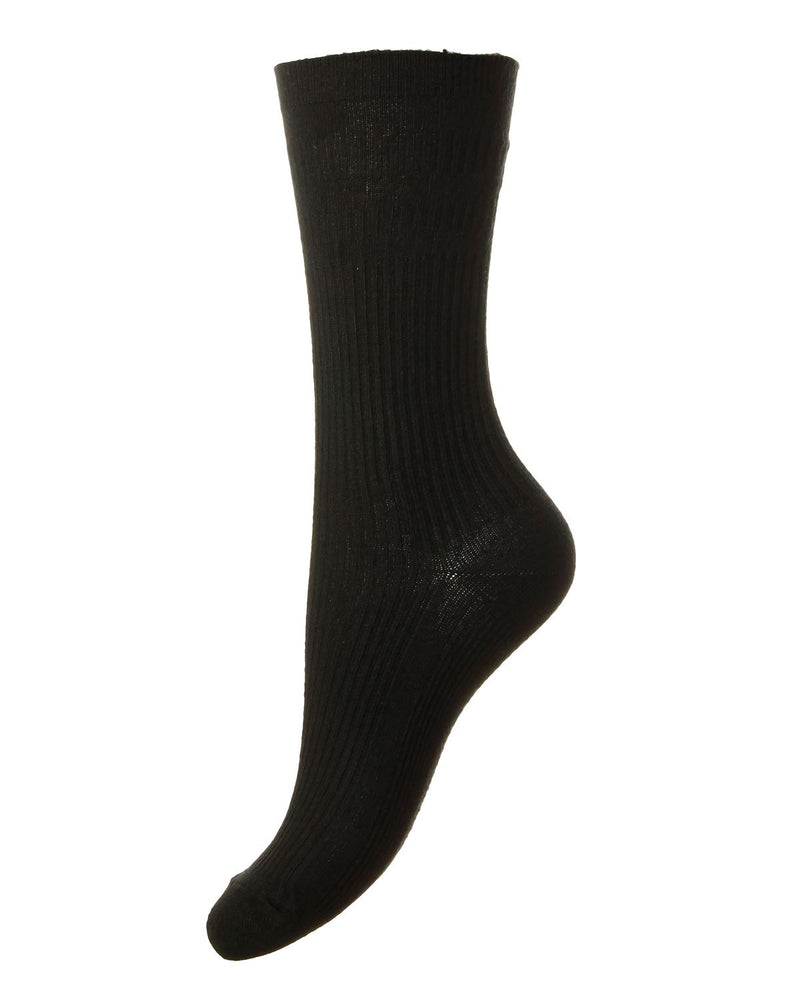 HJ Hall Womens Cotton Softop Socks