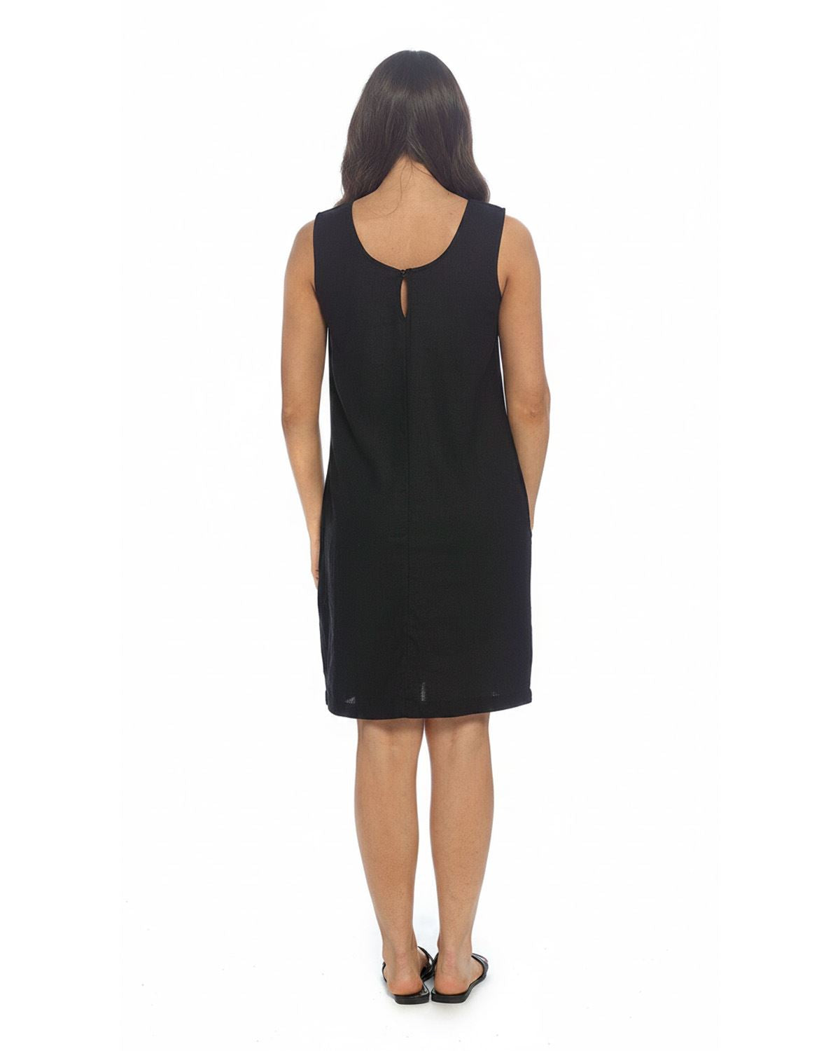 Indigo Roc Womens Linen Blend Dress