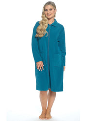 Undercover Womens Zip Fleece Dressing Gown