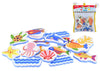 Kids Bath Toys - Stickers and Fishing Rod Set