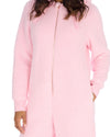 Huggable Womens Borg Zip Hooded Onesies