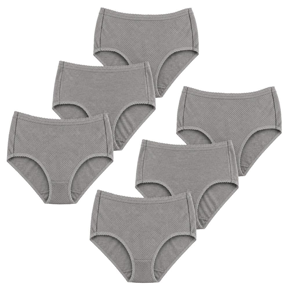 Anucci Womens Lace Trim Full Briefs