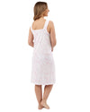 Marlon Womens Sketch Floral 40" Sleeveless Nightie