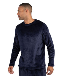 Cargo Bay Mens Ribbed Stripe Fleece Lounge Set