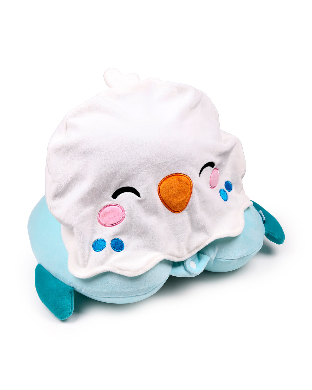 Hoodeazzz Adoramals Plush Memory Foam Travel Pillow & Hood