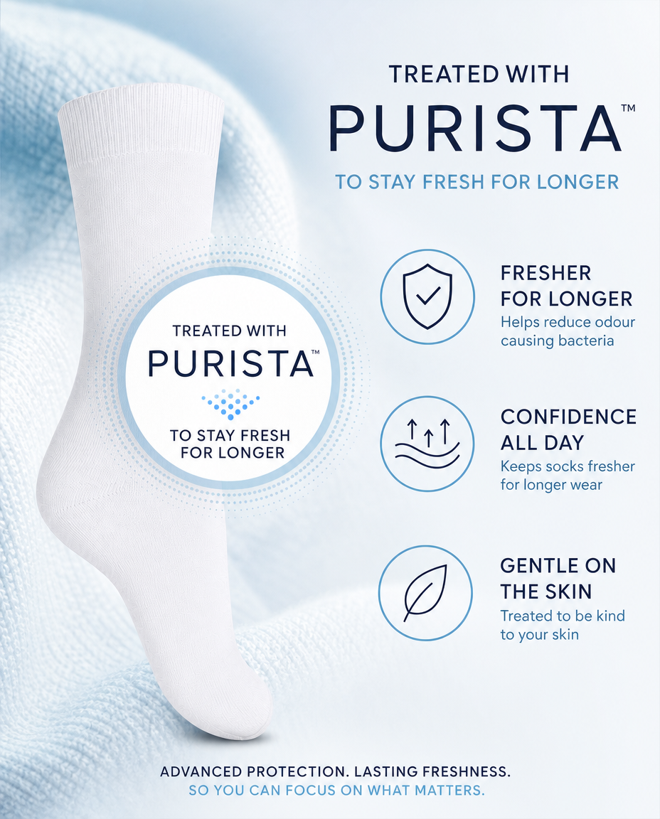 6 Pairs Mens Big Foot Dress Socks