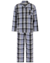 Walker Reid Mens Check Button Down Pyjamas