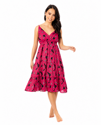 Pistachio Womens Cross Over Summer Dress
