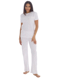 Cottonique Womens Cotton Floral Pyjama Set