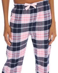 Slumber Party Womens Check Pyjamas