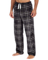 Cargo Bay Mens Polished Fleece Check Lounge Pants
