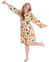 Huggable Kids Christmas Hooded Dressing Gown