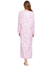 La Marquise Womens 'Floral Reflections' Long Sleeve Nightie