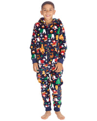 Huggable Matching Family Fleece Christmas Onesies