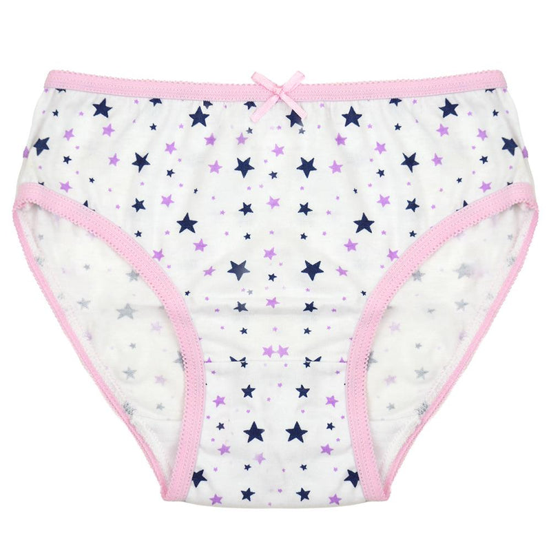 Tom Franks Girls 7 Pack Moon & Stars Knickers
