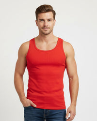 Slumber Hut Mens 6 Pack 100% Cotton Jersey Vests