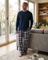 Cargo Bay Mens Flannel Lounge Set