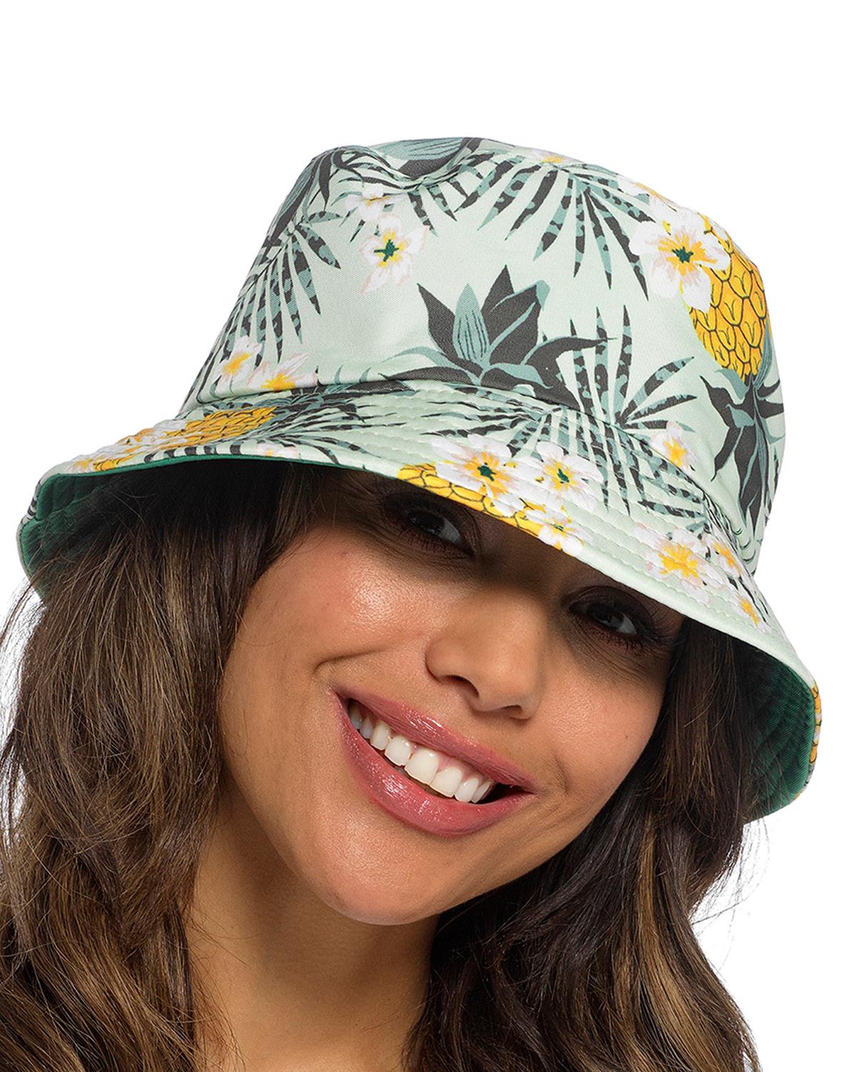 Foxbury Womens Reversible Bucket Hat