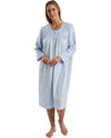 Marlon Womens Delicate Floral Fleece 45" Nightdress