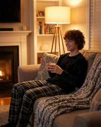 Teen Boys Flannel Fleece Pyjama Set