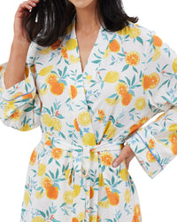 Indigo Sky Womens Lemon Fruit Wrap