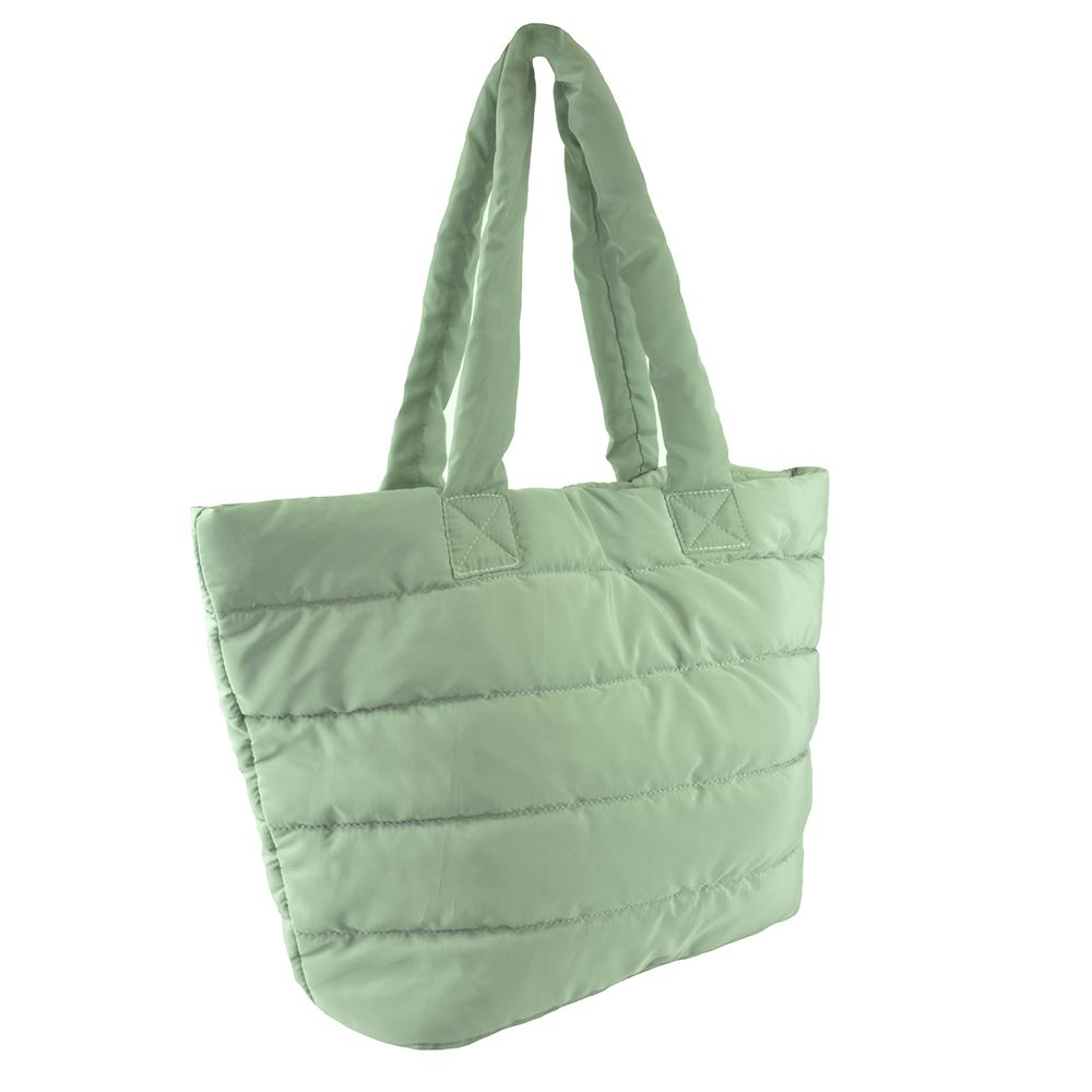 Quilted Tote Shoulder Bag