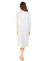 La Marquise Womens Pleated Susan Long Sleeve Nightie