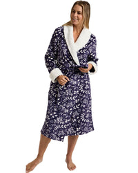 Marlon Womens Claudette Shawl Collar Robe