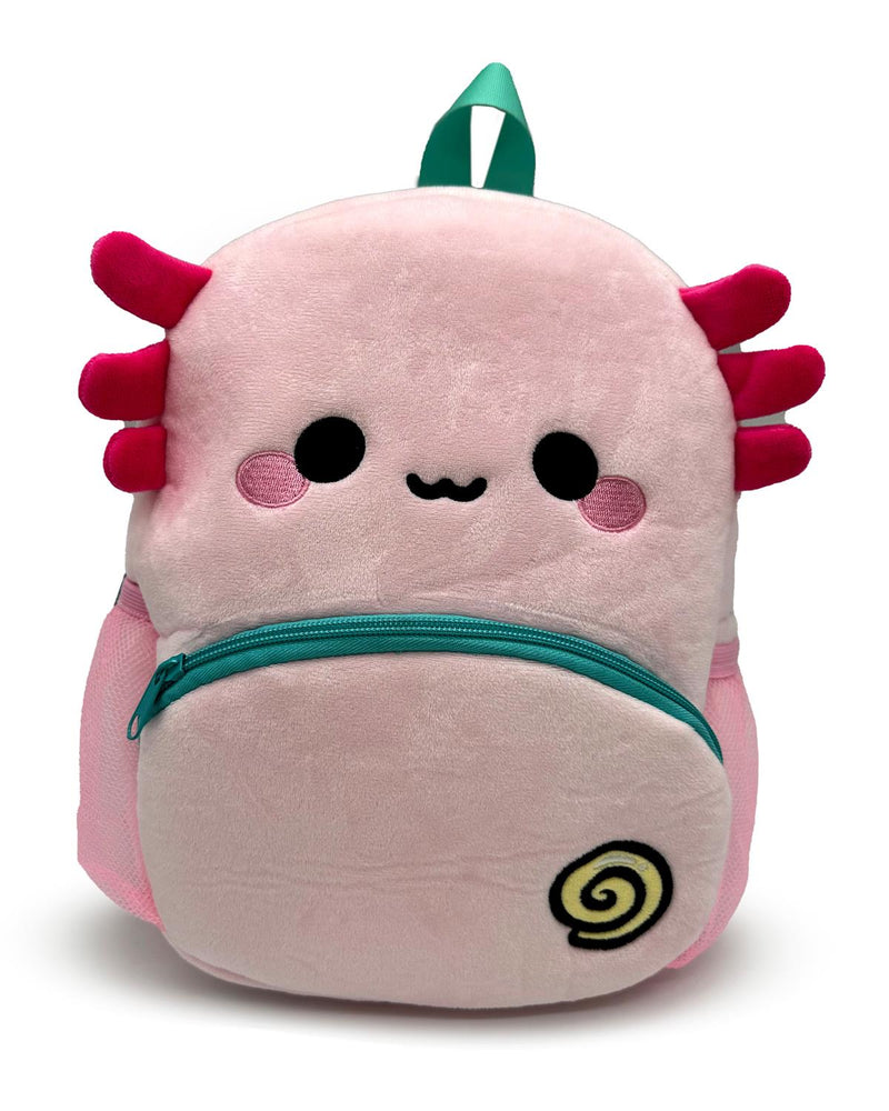 Adoramals Kids Maddie the Axolotl Plush Backpack
